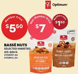 Loblaws BASSÉ NUTS offer