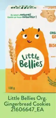 Loblaws LITTLE BELLIES ORG. GINGERBREAD COOKIES offer