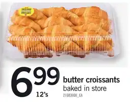 Loblaws BUTTER CROISSANTS, 12'S offer