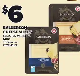 Loblaws BALDERSON CHEESE SLICES offer