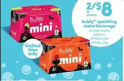 Loblaws BUBLY SPARKLING WATER BEVERAGE offer