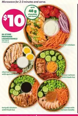 Loblaws IN-STORE PREPARED LOADED BOWLS offer