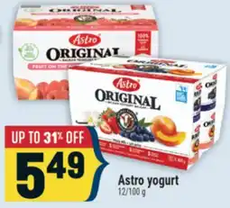 Marché Adonis Astro yogurt offer