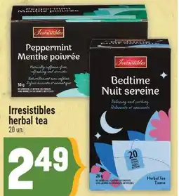 Marché Adonis Irresistibles herbal tea offer