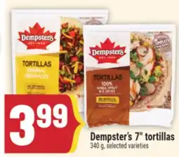 Marché Adonis Dempster's 7 tortillas offer