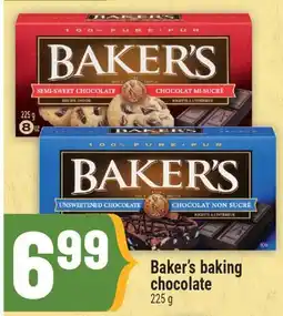 Marché Adonis Baker's baking chocolate offer