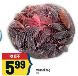 Marché Adonis mussel bag offer