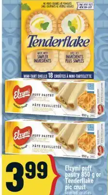 Marché Adonis Elzymi puff pastry 850 g or Tenderflake pie crust offer