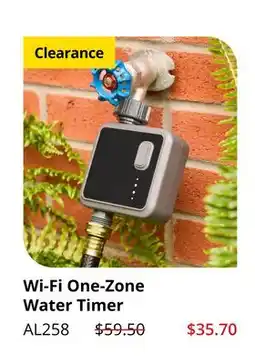 Lee Valley Tools Wi-Fi One-Zone Water Timer offer