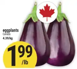 Marché Adonis eggplants offer