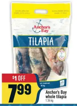 Marché Adonis Anchor's Bay whole tilapia offer