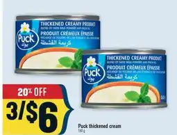 Marché Adonis Puck thickened cream offer