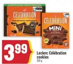 Marché Adonis Leclerc Célébration cookies offer