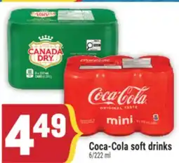Marché Adonis Coca-Cola soft drinks offer