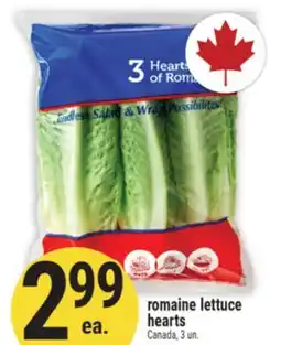 Marché Adonis romaine lettuce hearts offer