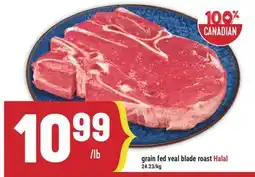 Marché Adonis grain fed veal blade roast Halal offer