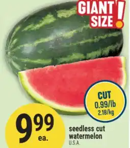 Marché Adonis seedless cut watermelon offer