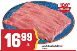 Marché Adonis grain fed veal cutlet offer