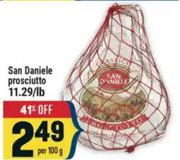 Marché Adonis San Daniele prosciutto offer