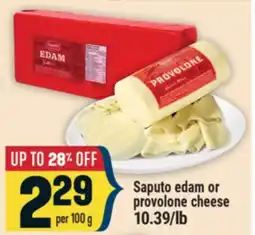 Marché Adonis Saputo edam or provolone cheese offer