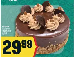 Marché Adonis Nutchela cake 8 in store baked offer