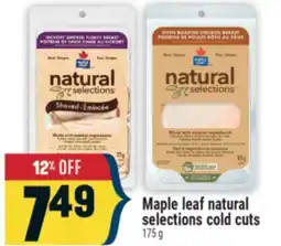 Marché Adonis Maple leaf natural selections cold cuts offer