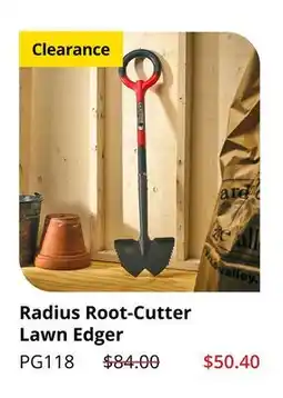 Lee Valley Tools Radius Root-Cutter Lawn Edger offer