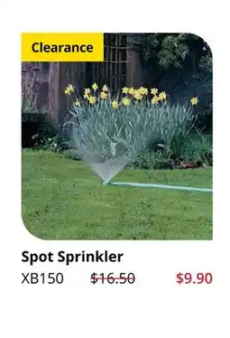 Lee Valley Tools Spot Sprinkler offer