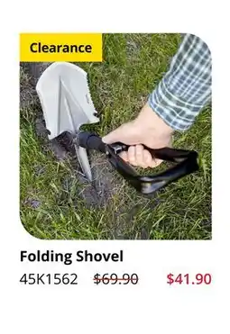 Lee Valley Tools Folding Shovel offer