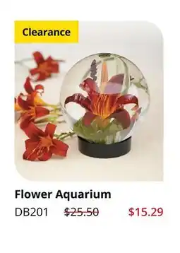 Lee Valley Tools Flower Aquarium offer
