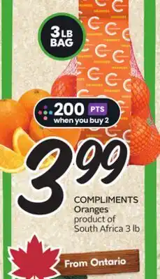 Sobeys Oranges offer