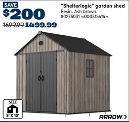 RONA Shelterlogic garden shed offer