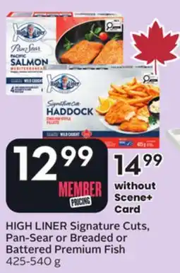 Sobeys Signature Cuts, Pan-Sear or Breaded or Battered Premium Fish offer