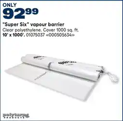 RONA Polytarp Super Six vapour barrier offer