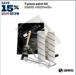 RONA Simms 7-piece paint kit offer