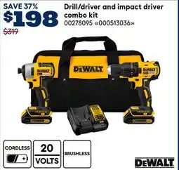 RONA Dewalt Drill/driver and impact driver combo kit offer