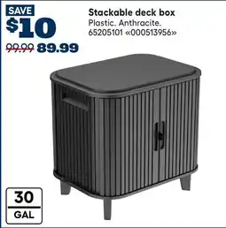 RONA Stackable deck box offer