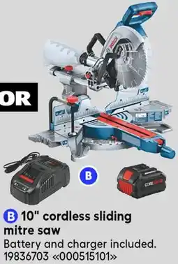 RONA BOSCH 10 cordless sliding mitre saw offer