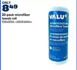 RONA VALU+ 30-pack microfiber towels roll offer