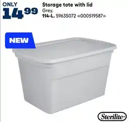 RONA Sterilite Storage tote with lid offer