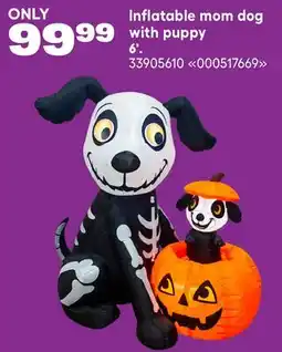 RONA Inflatable mom dog with puppy offer