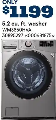 RONA LG 5.2 cu. ft. washer offer