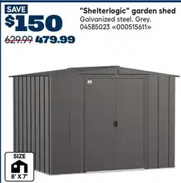 RONA Shelterlogic garden shed offer