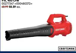 RONA CRAFTSMAN leaf blowers 9-A, 450 CFM offer