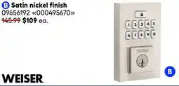 RONA Weiser All Smartcode electronic locks offer