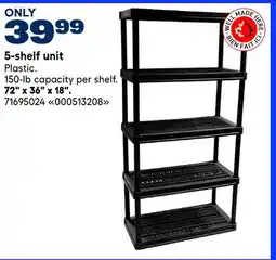 RONA 5-shelf unit offer