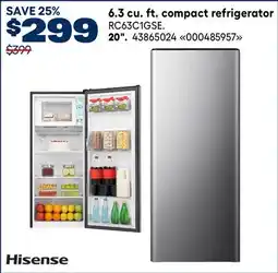 RONA Hisense 6.3 cu. ft. compact refrigerator offer