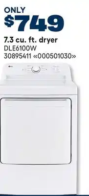 RONA 7.3 cu. ft. dryer offer