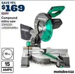 RONA Metabo HPT Compound mitre saw offer