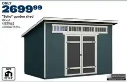 RONA HEARTLAND PREMIUM PLAYSETS Soho garden shed offer